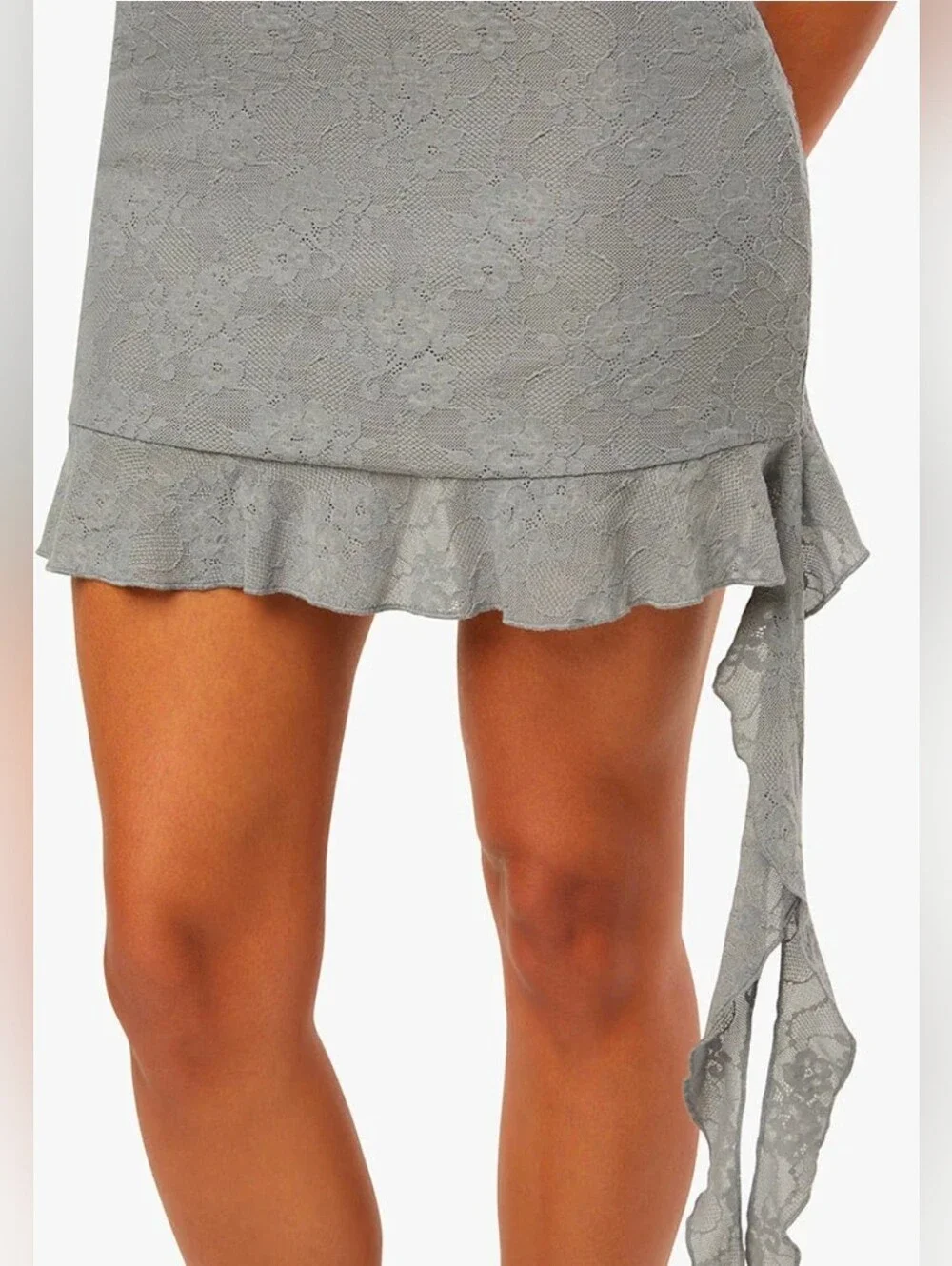 WeWoreWhat Lace Ruffle Mini Dress - Picture 4 of 7
